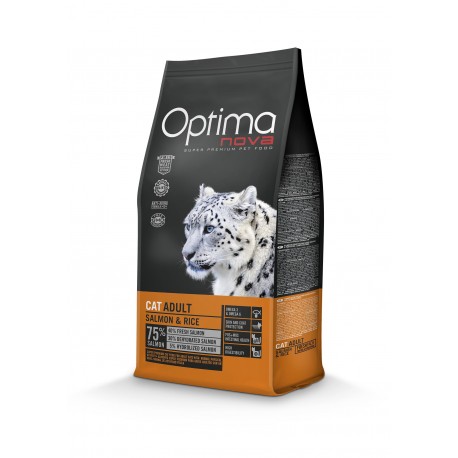 Optima Nova Gato Adulto Salmão e Arroz