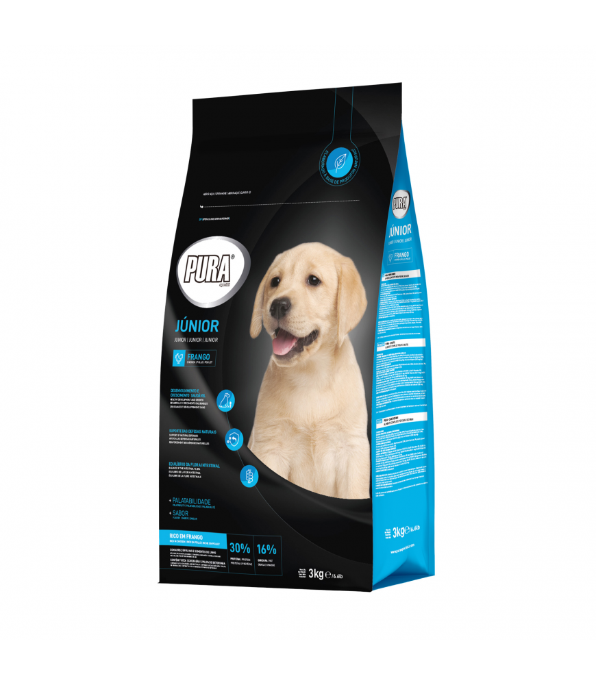 PURA Special Cão Júnior Frango – nutrição equilibrada para cachorros em ...