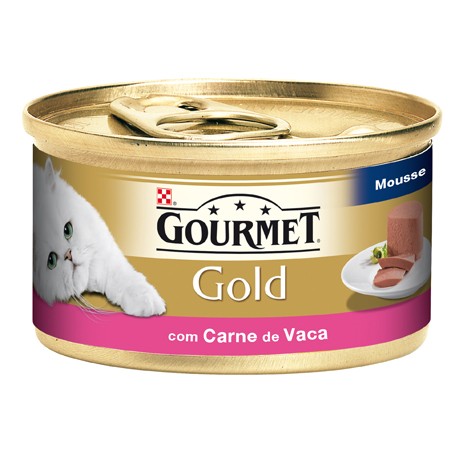 GOURMET GOLD MOUSSE COM CARNE DE VACA